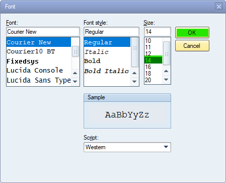 How to change SAP Gui Font Size