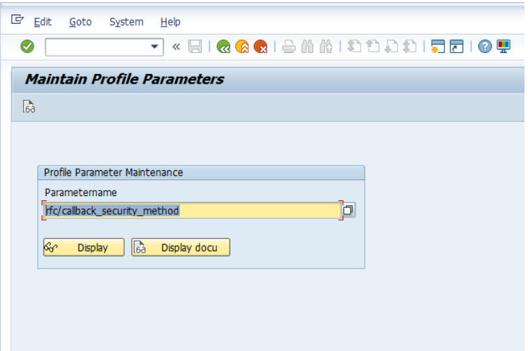 RFC callback call rejected by whitelist error